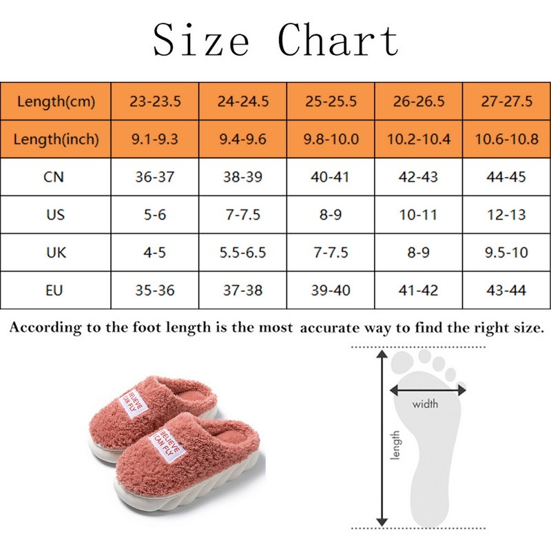 Cute Men's and Women's Cotton Slippers