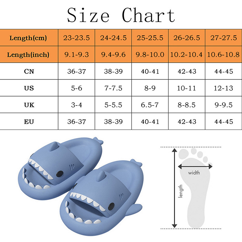 Title 2, Sommer Shark Hausschuhe Frauen Shark Rutschen M...