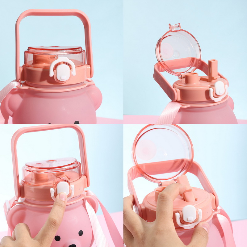 Portable Cute Bear Water Bottle For Kids