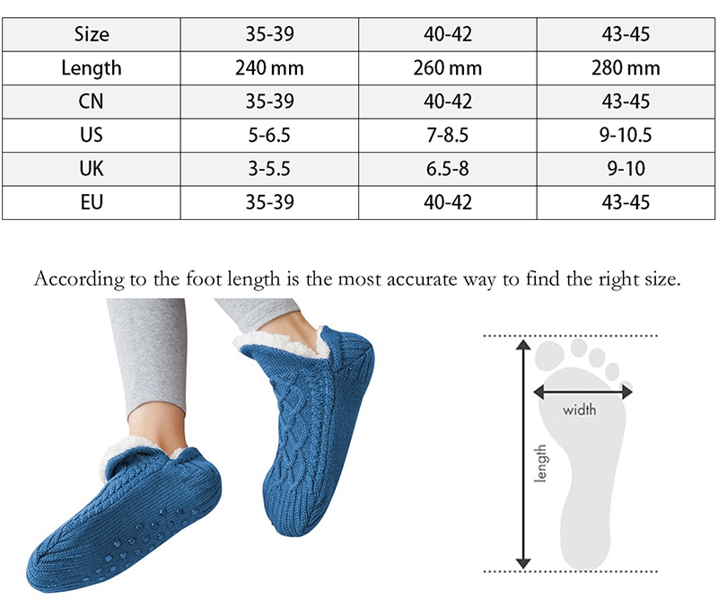 Title 2, Indoor Winter Floor Socks Women Men Slippers So...