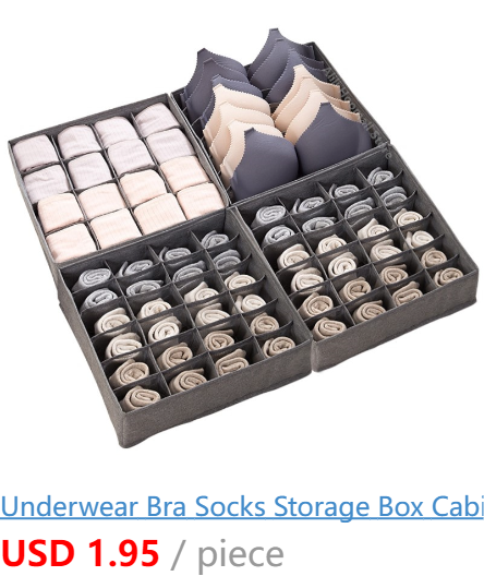 Description Picture 3 of itemUnderwear Storage Boxes Clothes Organizers Storage Cabinets Drawer Organizer For Bedroom Panties Socks Wardrobe Closet Organizer