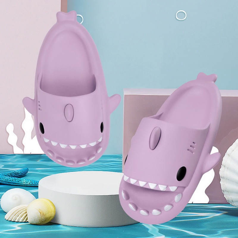 Smiley Shark Slippers Flip Flops (Upgraded 4cm Thick Edition) - FurDarlings