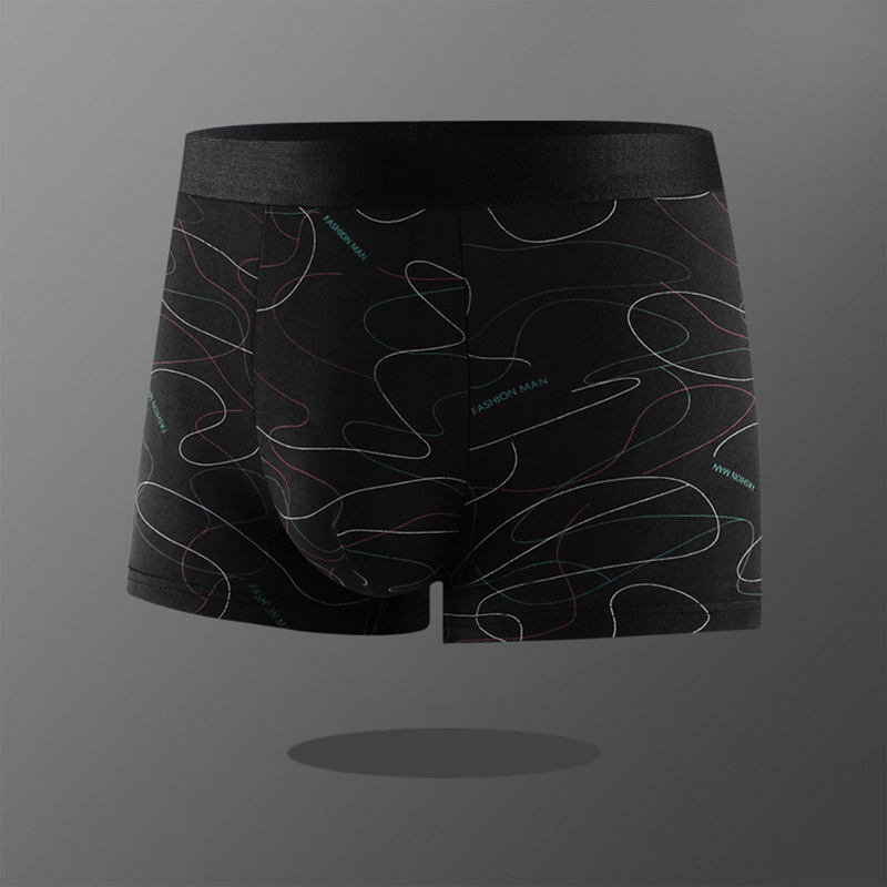 Title 19, Boxers Man Line Print Underpants U Convex Panti...