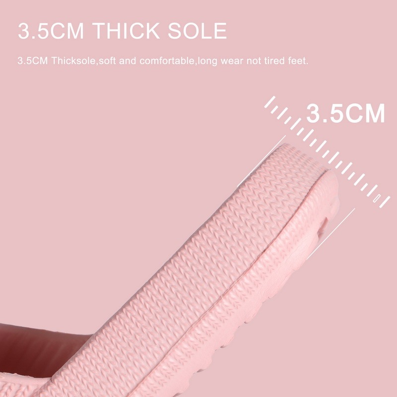 Title 34, Summer Cloud Thick Bottom Slippers Men Women No...