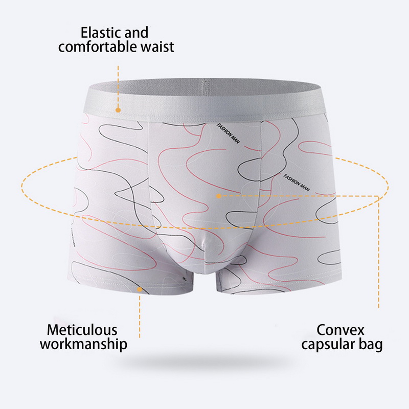 Title 9, Boxers Man Line Print Underpants U Convex Panti...