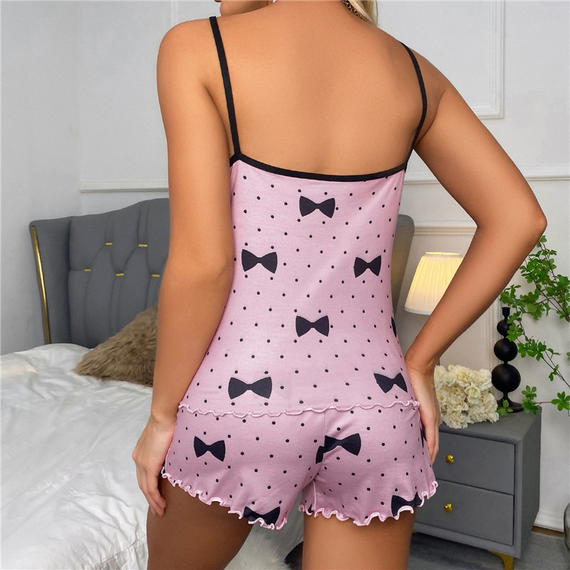 Sleeveless Top with Shorts Nightwear Sets
