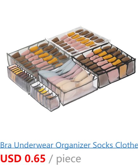 Description Picture 6 of itemUnderwear Storage Boxes Clothes Organizers Storage Cabinets Drawer Organizer For Bedroom Panties Socks Wardrobe Closet Organizer