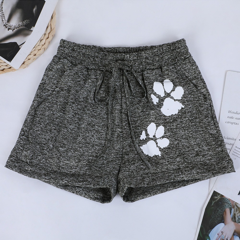 PurrfectFit Cat Print Summer Shorts | Women’s Casual Sportswear with Drawstring