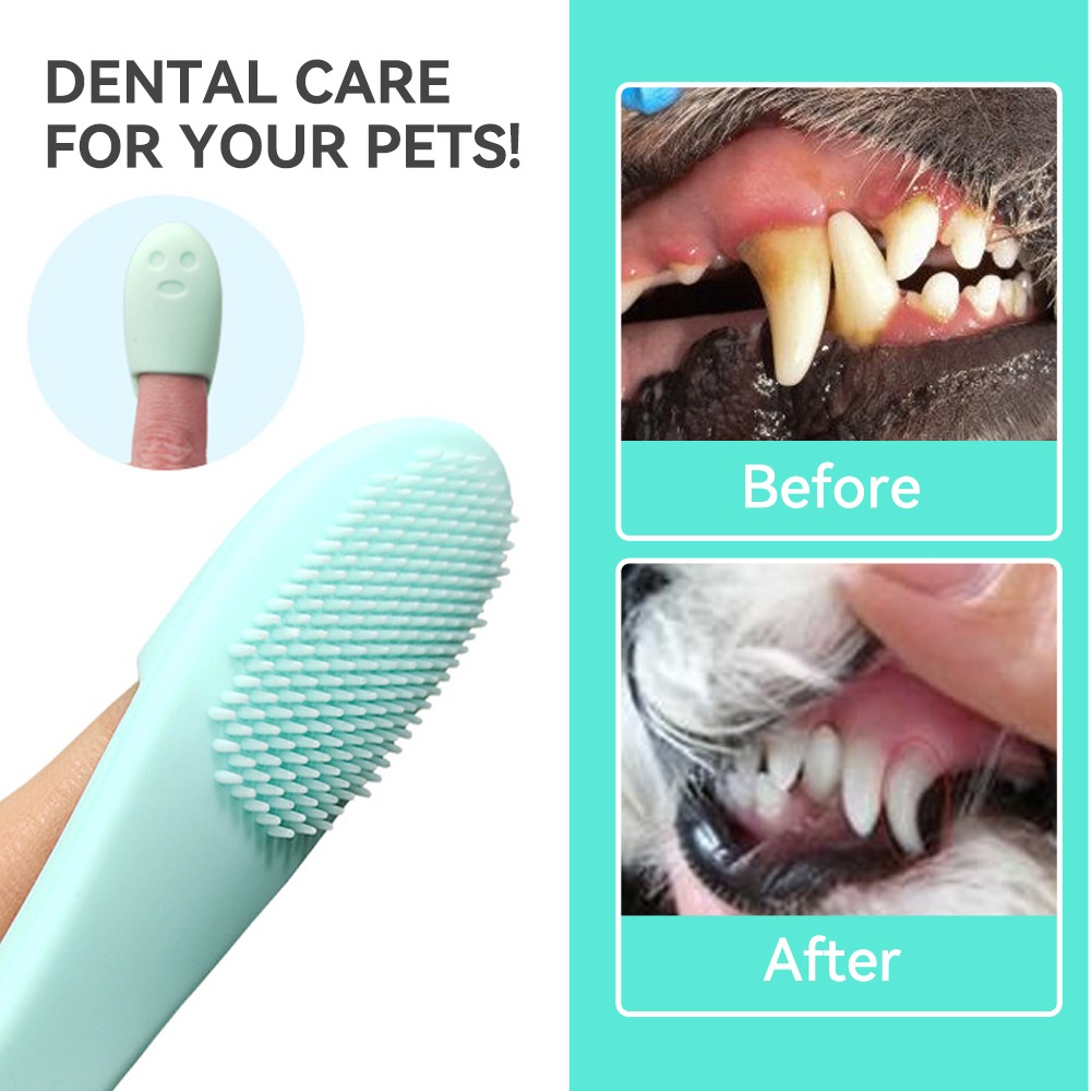 Title 4, Brosse à dents en Silicone pour chien et chat, ...