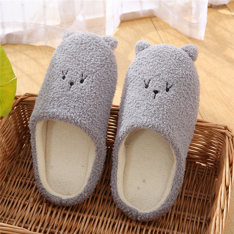 Title 37, Men Women Winter Warm Slippers Plush Lovers Hom...