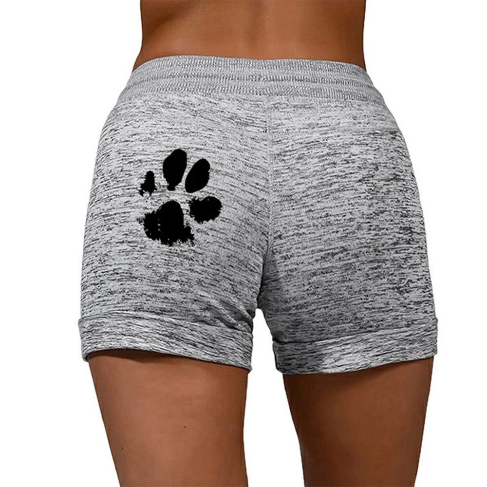 PurrfectFit Cat Print Summer Shorts | Women’s Casual Sportswear with Drawstring