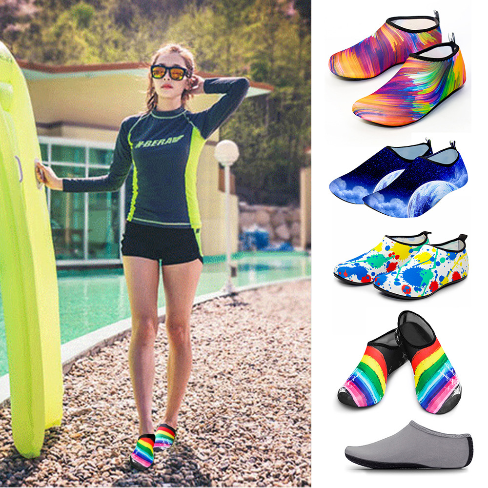 Title 2, Diving Shoes Women Men Beach Swimming Water Spo...