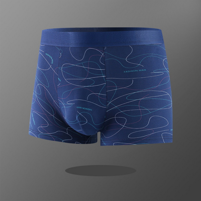 Title 17, Boxers Man Line Print Underpants U Convex Panti...