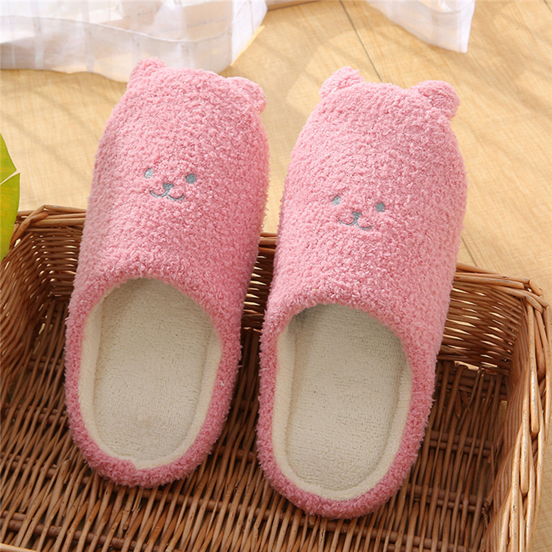 Title 35, Men Women Winter Warm Slippers Plush Lovers Hom...