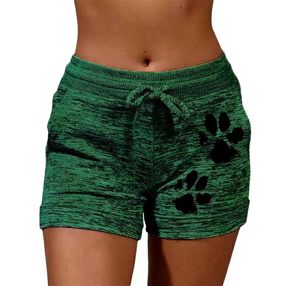 PurrfectFit Cat Print Summer Shorts | Women’s Casual Sportswear with Drawstring
