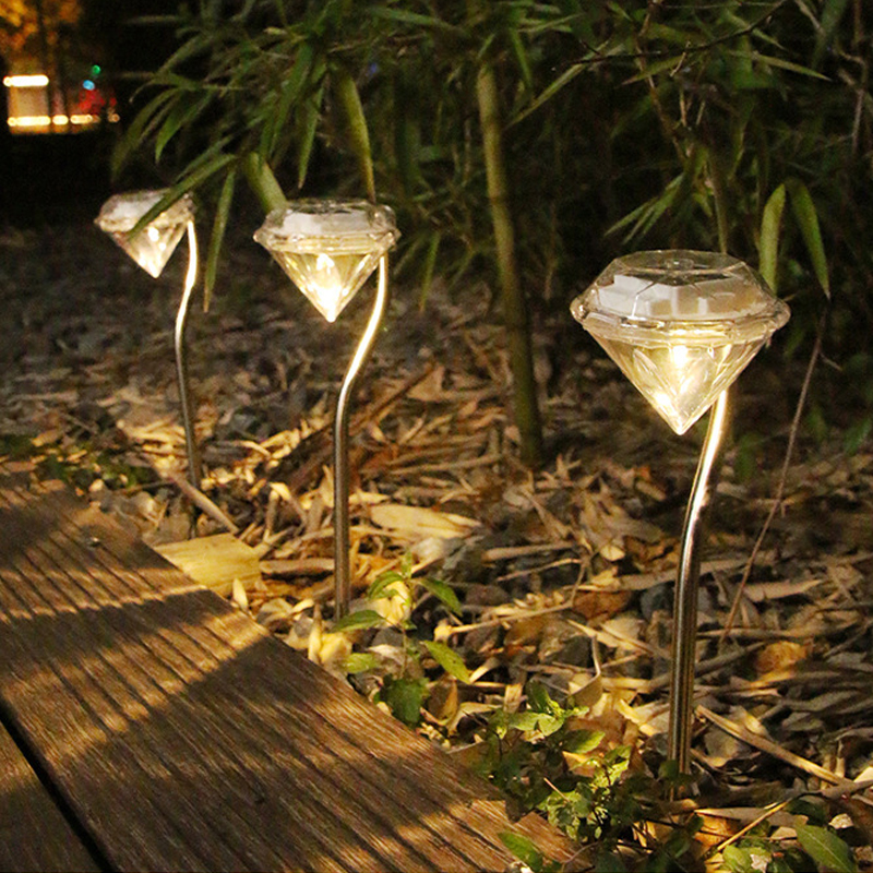 Tanie 1/2/4 sztuk zewnętrzna lampa solarna LED na trawnik światła … sklep internetowy